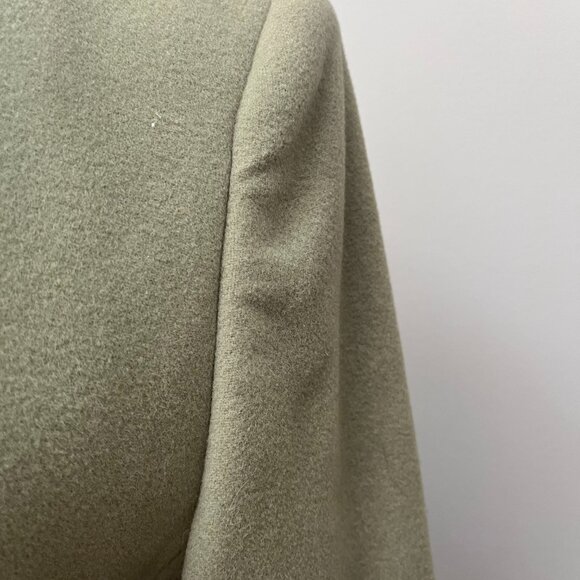 Vintage Pale Moss Green Wool/Cashmere Daniel Hechter Petites Blazer, Size Small - Picture 5 of 8